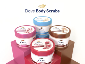 Dove Exfoliating Body Scrub Polishing Lasting Hydration Natural Whitening Deep Cleansing Refreshing Exfoliating Scrub