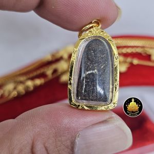 ปู่ทวดเนื้อว่านวัดห้วยมงคลเล็กใหญ่ปลุกเสกแล้วกันน้ำ 100% งานหุ้มทองอย่างดีไม่ลอกไม่ดำ