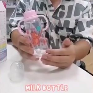 Happily Baby Baby Feeding Bottle Plastics PP Feeder Baby Drinking Water Bottle 280ML