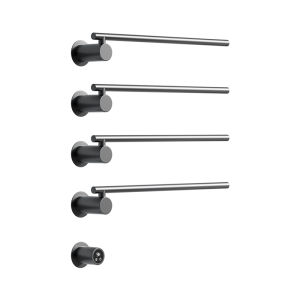 Smart Stainless Steel Towel Rack D-DXDON7022 Bathroom Hardware Bathrobe Drying Rack Rotating Electric Heating Concealed Installation