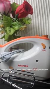 Maspion MSP MT-1193 Hand Mixer / Mixer Tangan 5-Speed 200 Watt MT 1193 / MT1193 - Putih
