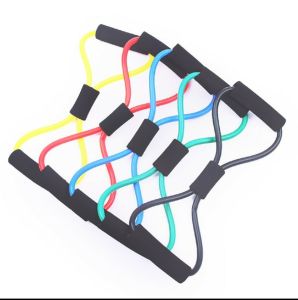 Alat Fitness Yoga Resistance Bands Gym Olahraga di Rumah Tali Stretching Elastis