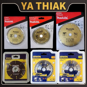 IRWIN / MAKITA Diamond Cutting Blade 4” Turbo / Segmented – Tile Granite Concrete