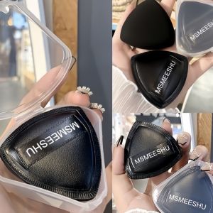 198-MSMEESHU Mishu Black Pineapple Floss Puff Marshmallow Air Cushion Dual-Use  Not Prone to Caking Super Soft and Adherent