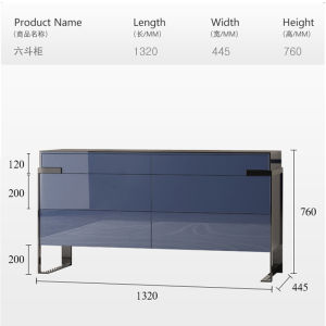 Italian Luxury Bedroom Six-Drawer Chest of Drawers Wardrobe Storage Cabinet Simple Elegant Wooden Furniture for Adults