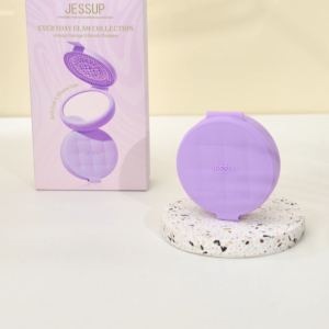 Jessup Thảm Silicone Rửa Cọ Trang Điểm Kèm 2 Xà Phòng Rắn Dụng Cụ Làm Sạch Cọ & Bông Mút Trang Điểm Tiện Lợi A013
