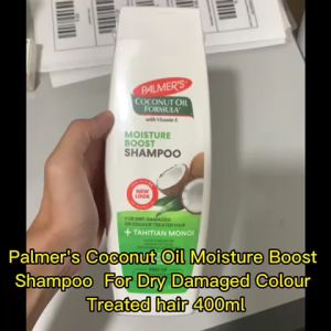Palmers Coconut Oil Moisture Boost Shampoo For Dry Damaged Colour Treated hair 400ml exp date 6/2027