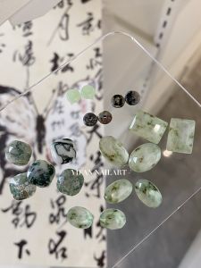 YIFANNAIL Trang Sức Làm Móng Tay Đá Mực Trung Quốc Pha Trộn Đá Ngọc Bích Cảm Giác Đá Nước Mực Trung Hoa Q31 Phụ Kiện Làm Đẹp