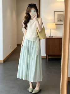 Ge·an·fei | Bộ Hai Món Nữ Mùa Hè Thắt Nơ