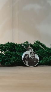 Engravify.Ph | Free Laser Engraved Personalized Necklace with Picture | Stainless Steel Non Tarnish Pendant w/ Chain | Necklace with picture inside |Customized necklace | Gifts Ideas for Couples for her accessories jewelry for women memory necklace