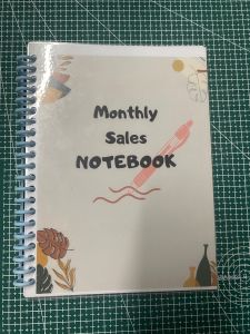 MONTHLY SALES NOTEBOOK