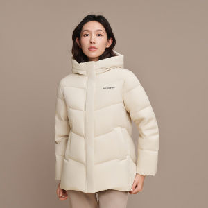 BOSIDENG | 90 Down Insulated Thicken Hooded Womens Padded Jacket