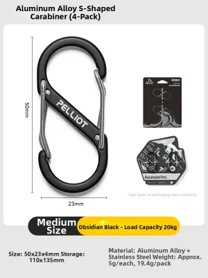 Multifunctional S-shaped Camping Carabiner