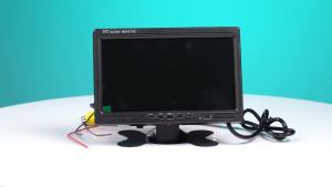GreenYi Car HD TFT LCD 7 Inch Color Screen 2 Channel Video Input Vehicle Rear View Display Monitor For Truck Bus RVs Plug & Play