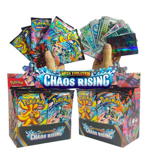 Bandai | Pokemon Mega Evolution Booster Box English Version CHAOS RISINC Ascended Heroes Phantasmal Flames TCG Trading Cards Collection