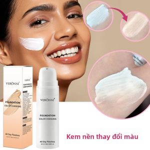 Kem Nền Đổi Màu BB Cream Kiểm Soát Dầu Dưỡng Ẩm Kết Thúc Nhẹ Nhàng Lì Mịn Trang Điểm Lâu Trôi Không Thấm Nước Cho Mọi Loại Da