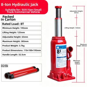 KECHENG | Multi-Vehicle Use Hydraulic Jack 8 Ton
