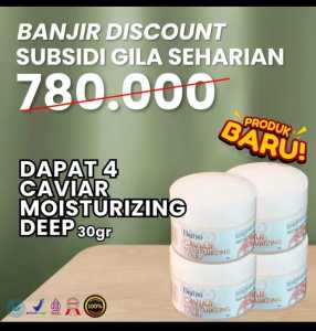 Ready paket 4pcs caviar moisturizer DEEP by Bella Shofie