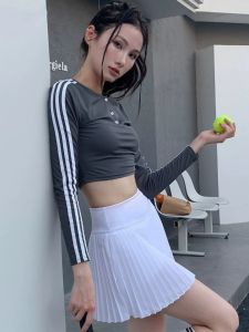 CJLINDF | Long Sleeve Sporty T-Shirt for Early Autumn
