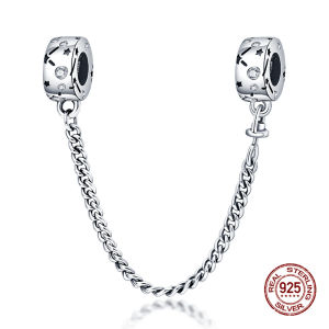 Bạc 925 Mặt Trời Và Mặt Trăng Hai Màu Sắc Hạt Charm Cho 3 Mm Vòng Tay Nữ Mặt Dây Chuyền Mỹ Cao Cấp Tự Làm Món Quà Trang Sức