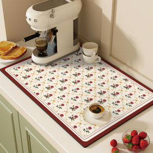 Water Absorbing Easy-Clean Soft Pad Drying Mat Anti-Slip Coaster