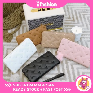 IFASHION 1546 Women Long Purse Zip Wallet Phone Pouch Wanita Beg Duit Dompet Panjang Besar Berzip Perempuan