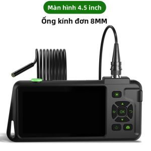 Máy Nội Soi Công Nghiệp Màn Hình IPS 45 Inch Với Camera Đơn Kép Ba Camera Cáp Cứng Chống Nước Dùng Để Kiểm Tra Đường Ống