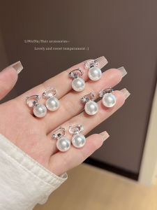 Elegant Pearl Hair Accessories Womens Side Bun Hair Clips Fashionable Korean Style Fresh out Pearl Hairpins Headwear