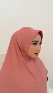 Hijab Instan Kinan List Kombi | Hijab Bergo Hamidah List Kombi | Jilbab List Dewasa