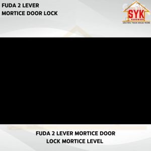 SYK Fuda Mortice Door Lock Mortice Level Handle Lock Latch Set Kunci Pintu Rumah Tombol Pintu 2 Lever