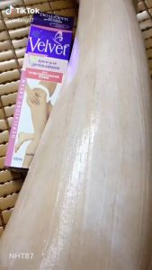 Combo Kem Tẩy Lông + Xịt Dưỡng Chân Velvet Sensitive Nga 100ml 200ml Tẩy Lông Chân Tẩy Lông Tay Tẩy lông Nách Không Gây Khô Rát Cho Dam Date Xa :  Shopmyphamnga_Mockba