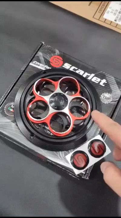 COVER PELINDUNG KIPAS RADIATOR MATIC CNC MODEL SPINNER SCARLET RACING ...