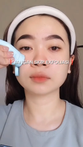 CLEORA Exfoliating Gel 50 gr With AHA BHA PHA - Exfoliasi Wajah Untuk Wanita Pria With Niacinamide XX315