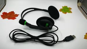 USB เสียบหูฟังตัดเสียงรบกวนหูฟังมีสายโทรศัพท์พร้อมชุดหูฟังไมโครโฟนปรับได้สำหรับการโทรบนแล็ปท็อปคอมพิวเตอร์ PC หูฟังป้องกันเสียงรบกวนครอบหูหูฟังแบบมีสาย3.5มม. สำหรับพีซีแล็ปท็อปสมาร์ทโฟนชุดหูฟังบลูทูธ