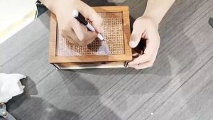 Wooden Piggy Banks Money Box Piggy Bank Wood Money Bank Reusable Money Box With Saving Goal And Numbers 存錢罐