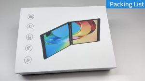 ZEVN 14 Inch 1.2K Dual-screen Portable Monitor IPS HDR 100%SRGB Compatible with Tiptop PS4/5 Swicth Xbox