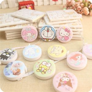 ตลับเมตรพกพาขนาดเล็ก นุ่ม แบบ 15 เมตร การ์ตูน เอว สำหรับวัดเสื้อผ้า น่ารัก แบบ ใช้ดึงได้ วัดสัดส่วน
