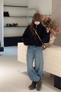 SHIMO | Elegant Loose Warm Small Sized Sheepskin Coat