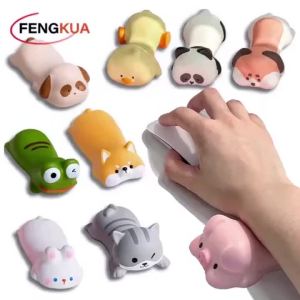 New Cute Animal Wrist Rest Support For Mouse Pad Computer Laptop Arm Rest For Desk Mouse Pad Wrist Rest Cat Dog Duck Panda Toys