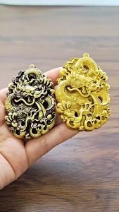 Móc khóa kim loại hình rồng uốn lượn nghệ thuật