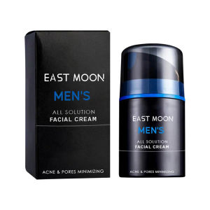 East Moon Mens All Solution Facial Cream Helps Hydrate Nourish Skin Lighten Acne And Fine Lines Acne for mans face moisturizers（50g/box）