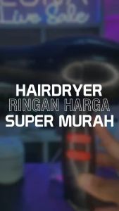 Pengering Rambut Watt Rendah: Fungsi Praktis, Suhu Dapat Disesuaikan, Mudah Dibawa, Harga Terjangkau
