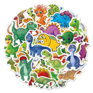 HUAQILI | Cartoon T-Rex Dinosaur Waterproof Stickers for Drawing