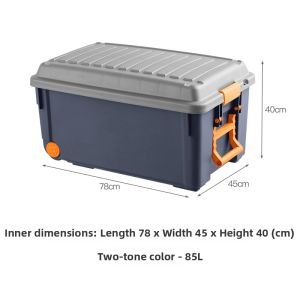 CORJANE | Thickened Outdoor Camp Storage Box Large Car Trunk Compatible