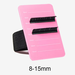 Acrylic Eyelash Extension Organizer Pallet False Lash Stand Tile Palette Eyelash Holder with Belt Graft Lash Scale Tools