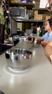 Tô inox to đựng canh chống nóng Julia bát inox 2 lớp chống nóng bát canh inox không nóng
