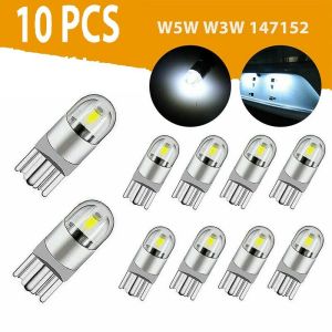 10PCS Ruiandsion T10 194 W5W LED Bulbs 3030 2SMD Canbus Car License Plate Lamp Dome Read DRL Bulb Style 6000K 4300K 6V 12V 24V