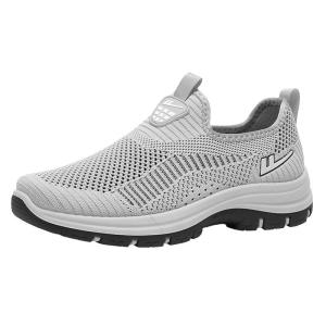 Warrior | Senior Mens Breathable Walking Shoes Easy to Put On and Take Off