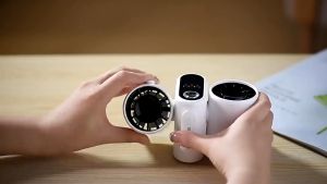 (BẢO HÀNH 5 NĂM) Quạt đeo thắt lưng Quạt đeo hông di động cao cấp Quạt điều hòa đeo hông mini tiếng ồn thấp có màn hình Led Quạt đeo cổ 2 luồng đảo cánh pin 8000 mah tích hợp đèn pin