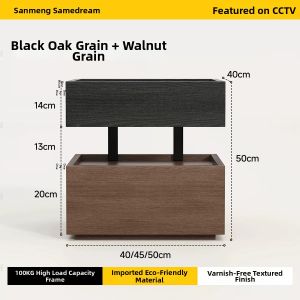 SAMEDREAM | Italian Minimalist Floating Storage Nightstand